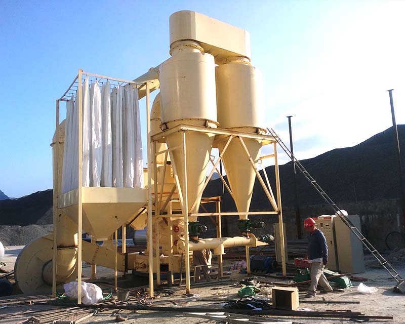 Superfine powder grinding plant