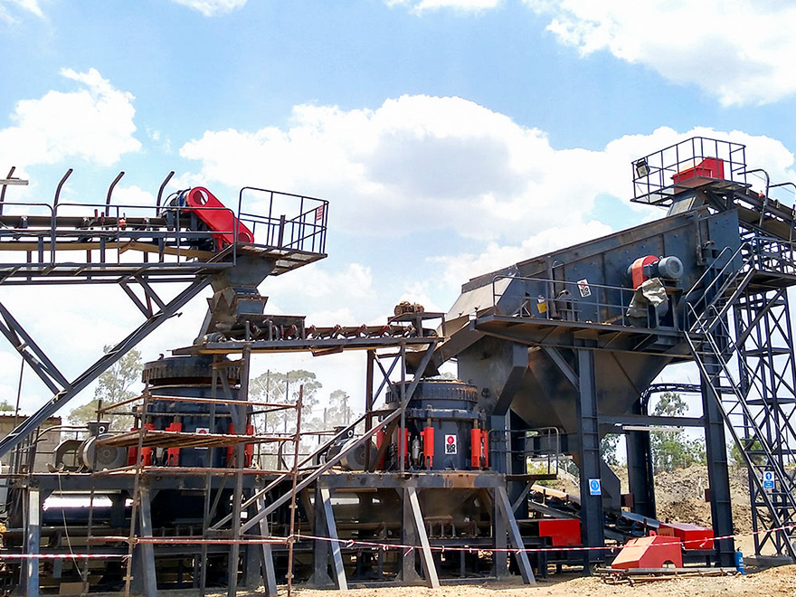 multi-cylinder cone crusher 